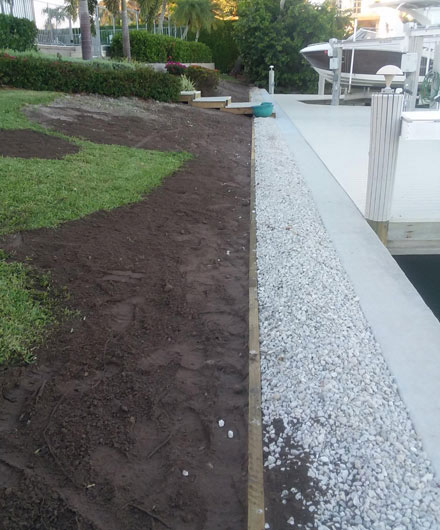 French Drains with Pelican Pavers & Concrete
